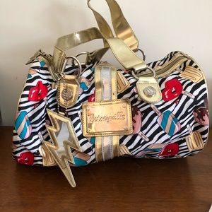 Betseyville duffel-style handbag- ice cream print
